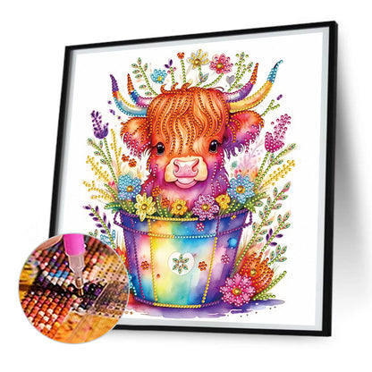 Caitong Xiaoxu Niu - Special Shaped Drill Diamond Painting 30*30CM