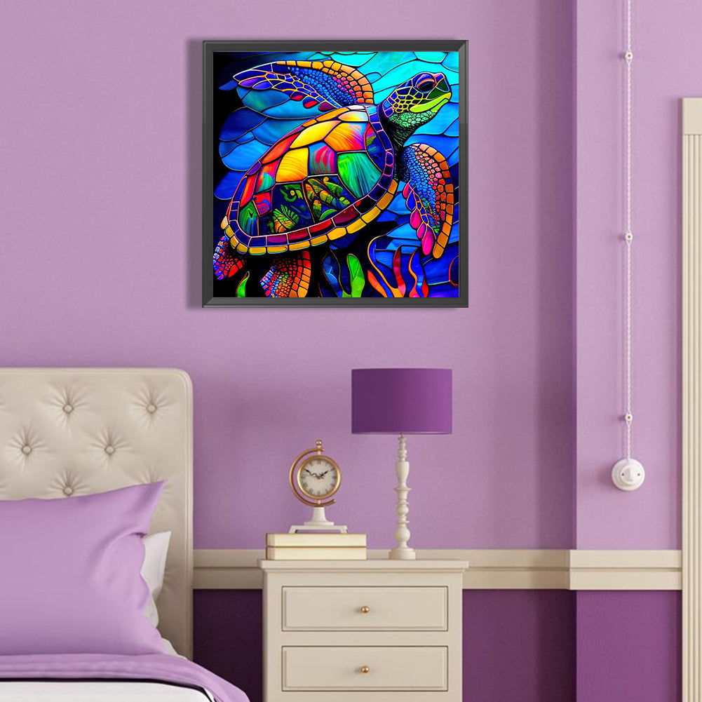 Sea Turtle - Full Round Drill Diamond Painting 40*40CM