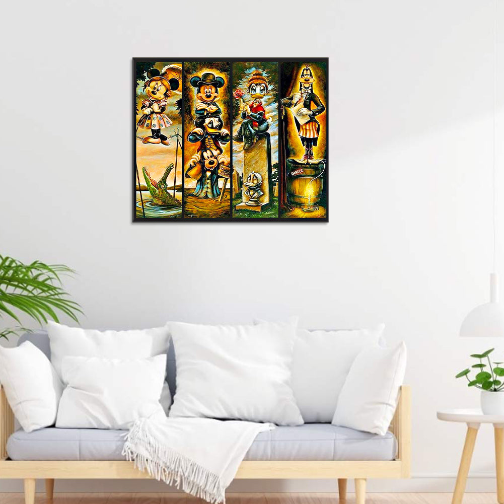 Mickey Mouse And His Friends - Full Round Drill Diamond Painting 60*50CM