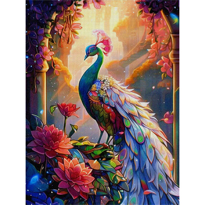 Peacock - 16CT Stamped Cross Stitch 50*65CM