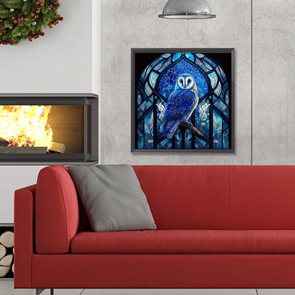 Owl - Full Round Drill Diamond Painting 30*30CM