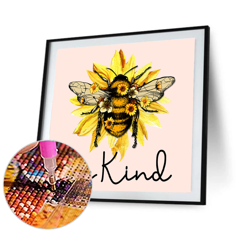 Bee - Full Round Drill Diamond Painting 40*40CM