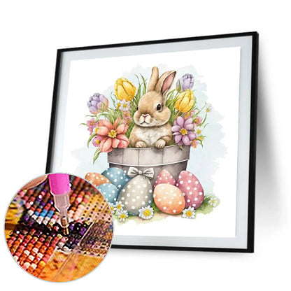 Rabbit - Full Round Drill Diamond Painting 40*40CM