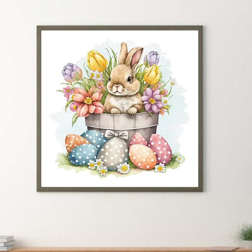 Rabbit - Full Round Drill Diamond Painting 40*40CM