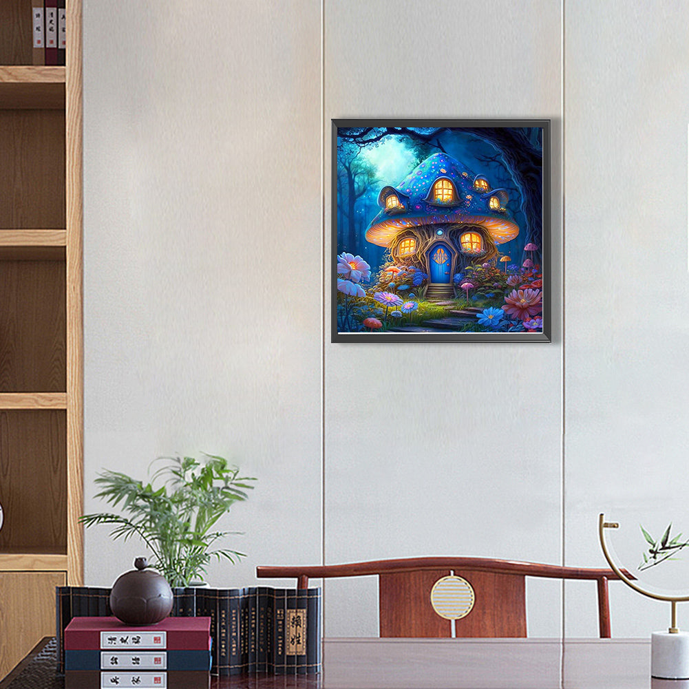 Mushroom Hut - Full AB Dril Round Diamond Painting 40*40CM