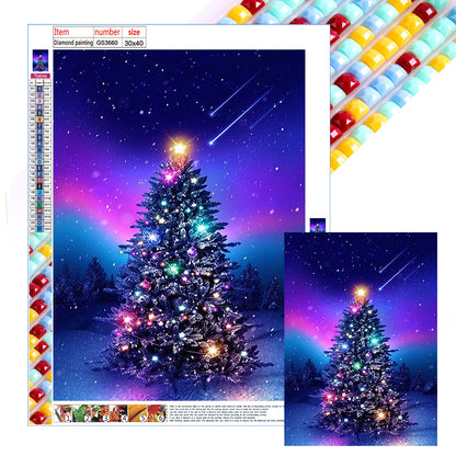 Christmas Tree - Full Square Drill Diamond Painting 30*40CM