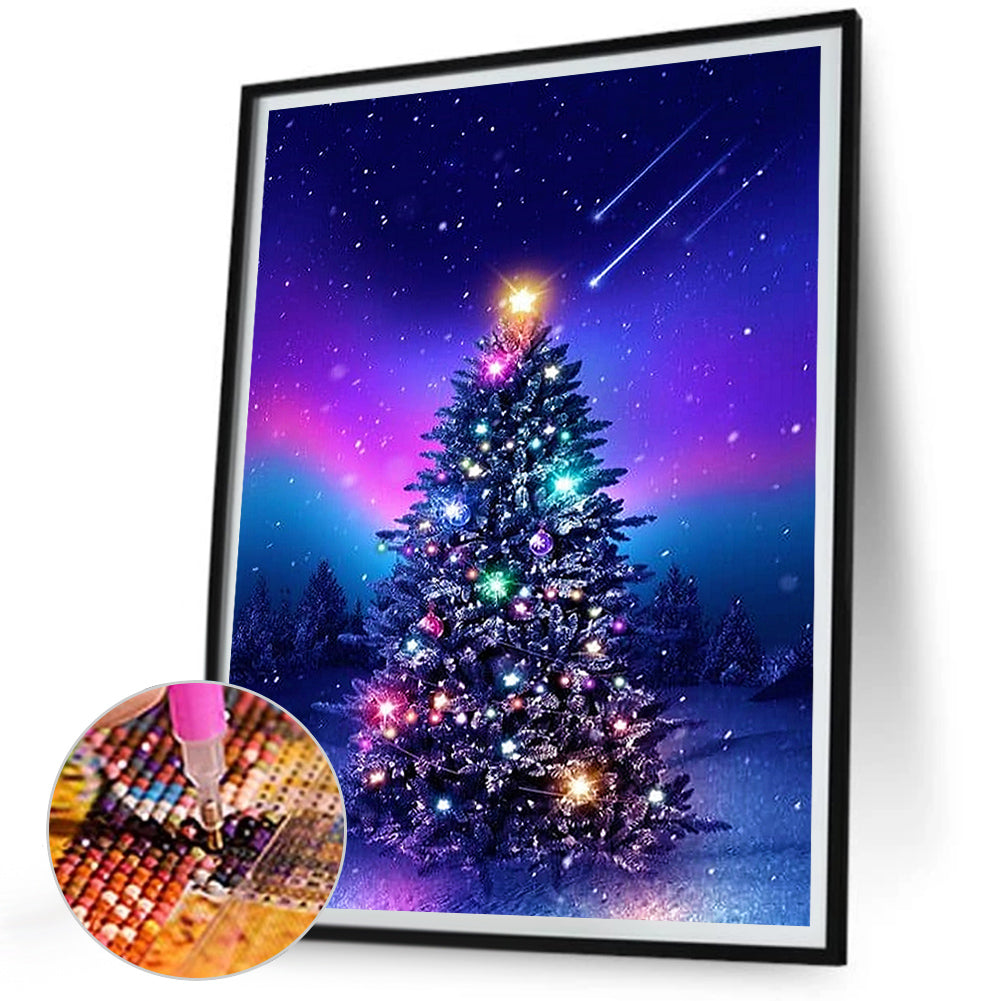 Christmas Tree - Full Square Drill Diamond Painting 30*40CM