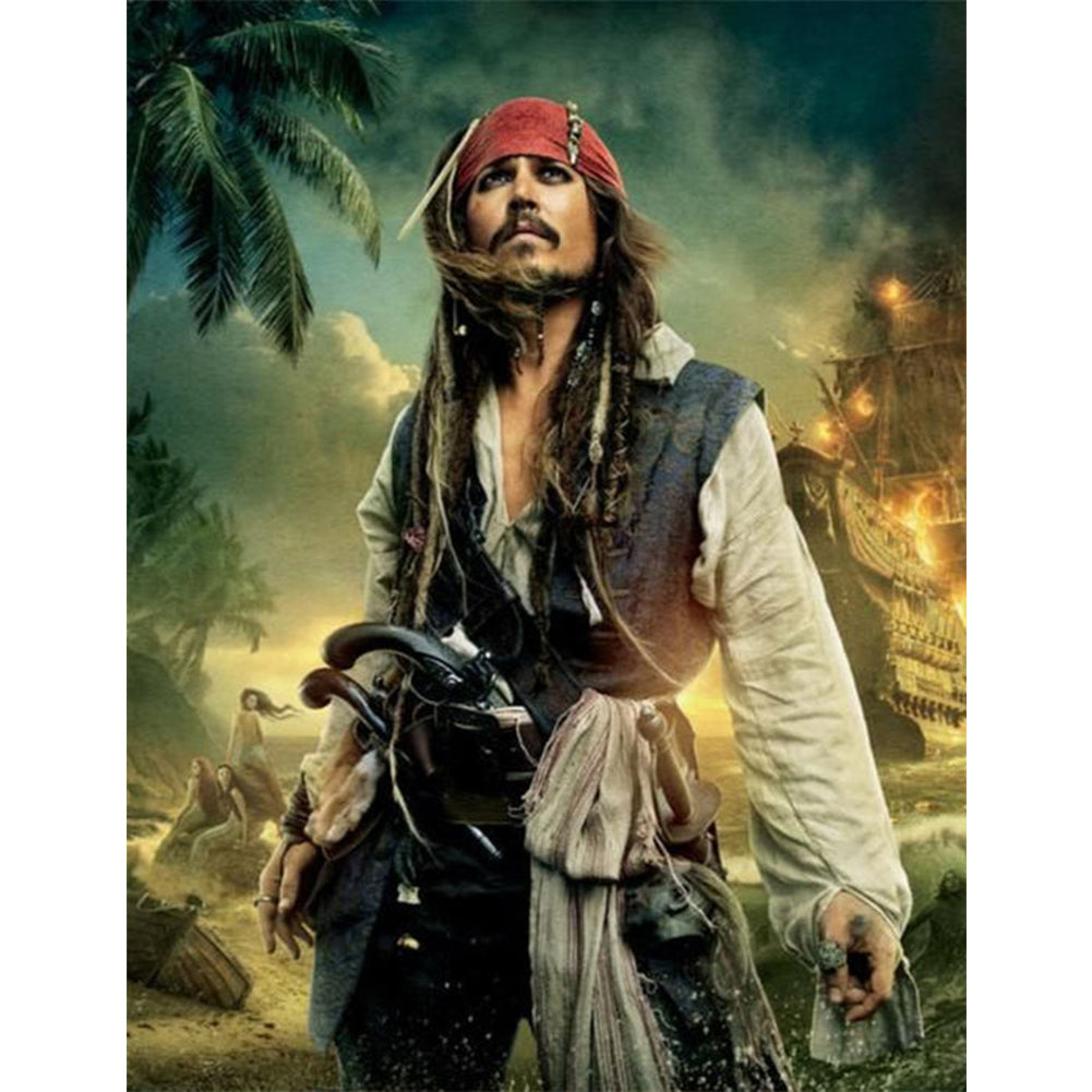 Pirates Of The Caribbean - Full Round Drill Diamond Painting 50*60CM