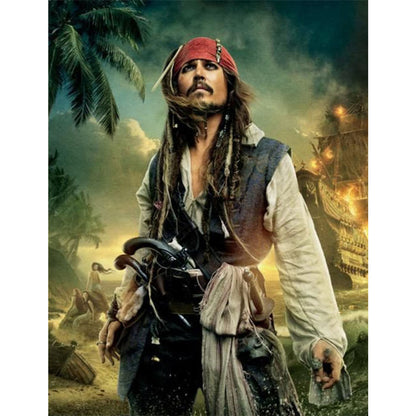 Pirates Of The Caribbean - Full Round Drill Diamond Painting 50*60CM