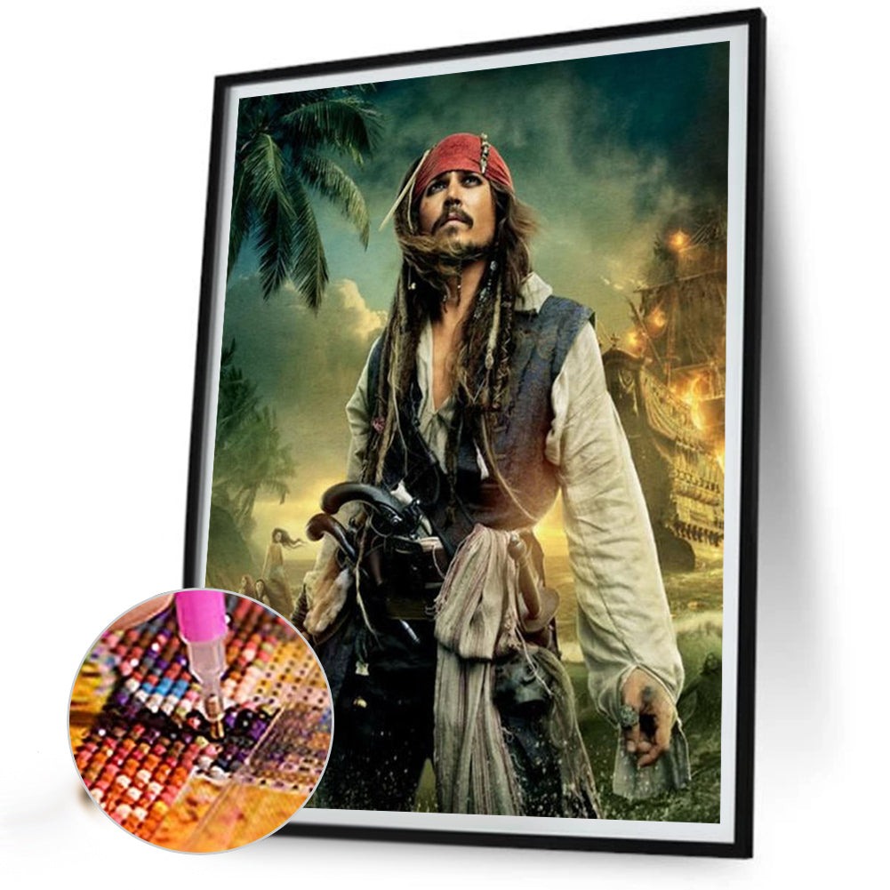 Pirates Of The Caribbean - Full Round Drill Diamond Painting 50*60CM