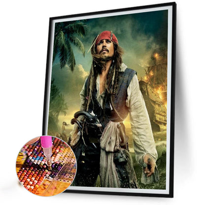 Pirates Of The Caribbean - Full Round Drill Diamond Painting 50*60CM