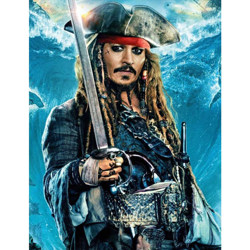 Pirates Of The Caribbean - Full Round Drill Diamond Painting 50*60CM