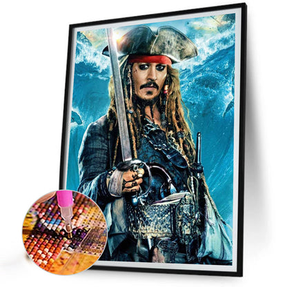 Pirates Of The Caribbean - Full Round Drill Diamond Painting 50*60CM