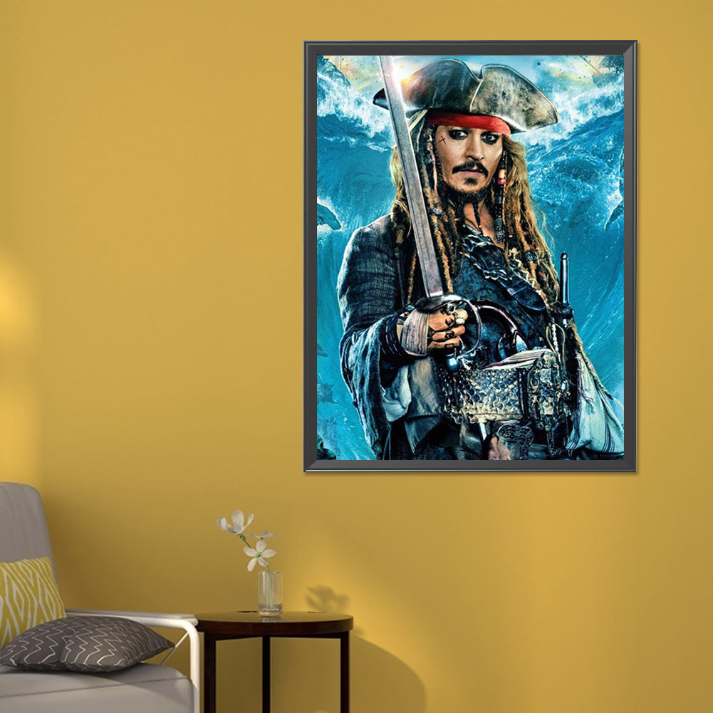 Pirates Of The Caribbean - Full Round Drill Diamond Painting 50*60CM