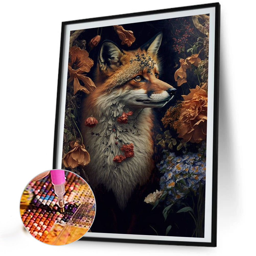 Fox - Full Round Drill Diamond Painting 40*60CM