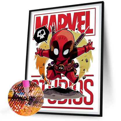 Marvel Heroes - Full Round Drill Diamond Painting 30*40CM