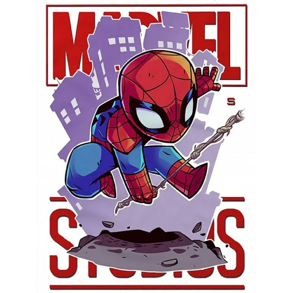 Marvel Heroes - Full Round Drill Diamond Painting 30*40CM