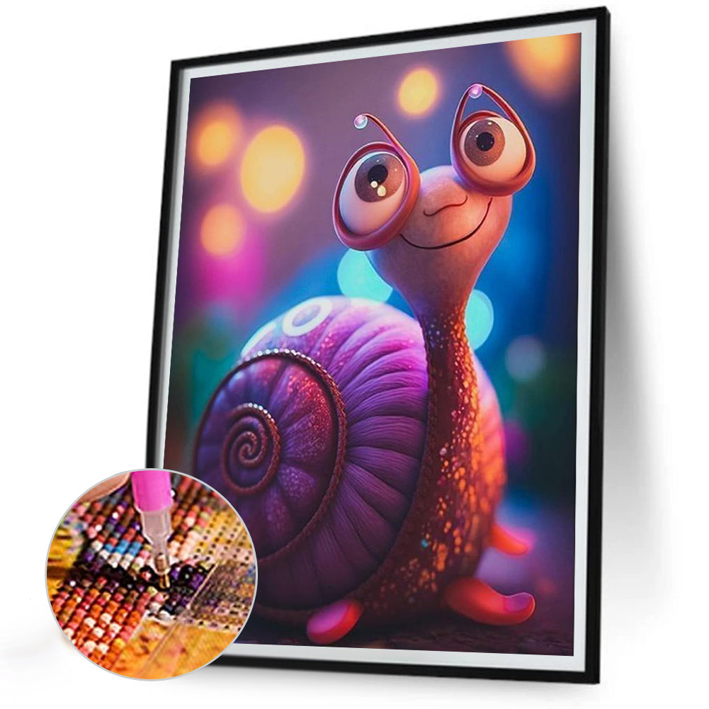 Snails - Full Round Drill Diamond Painting 30*40CM