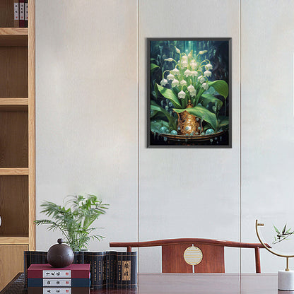 Flowers - Full Round Drill Diamond Painting 30*40CM