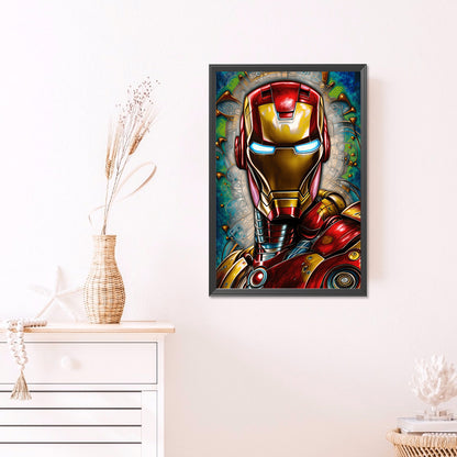 Iron Man - Full AB Dril Round Diamond Painting 40*60CM