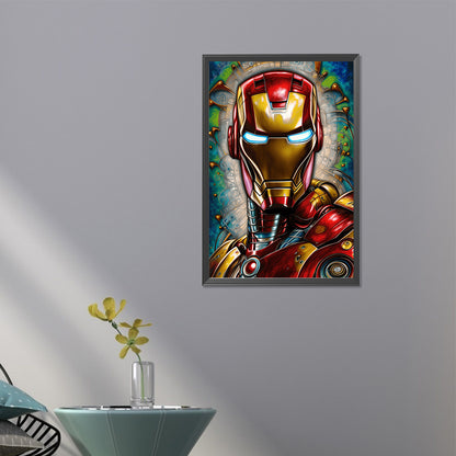 Iron Man - Full AB Dril Round Diamond Painting 40*60CM