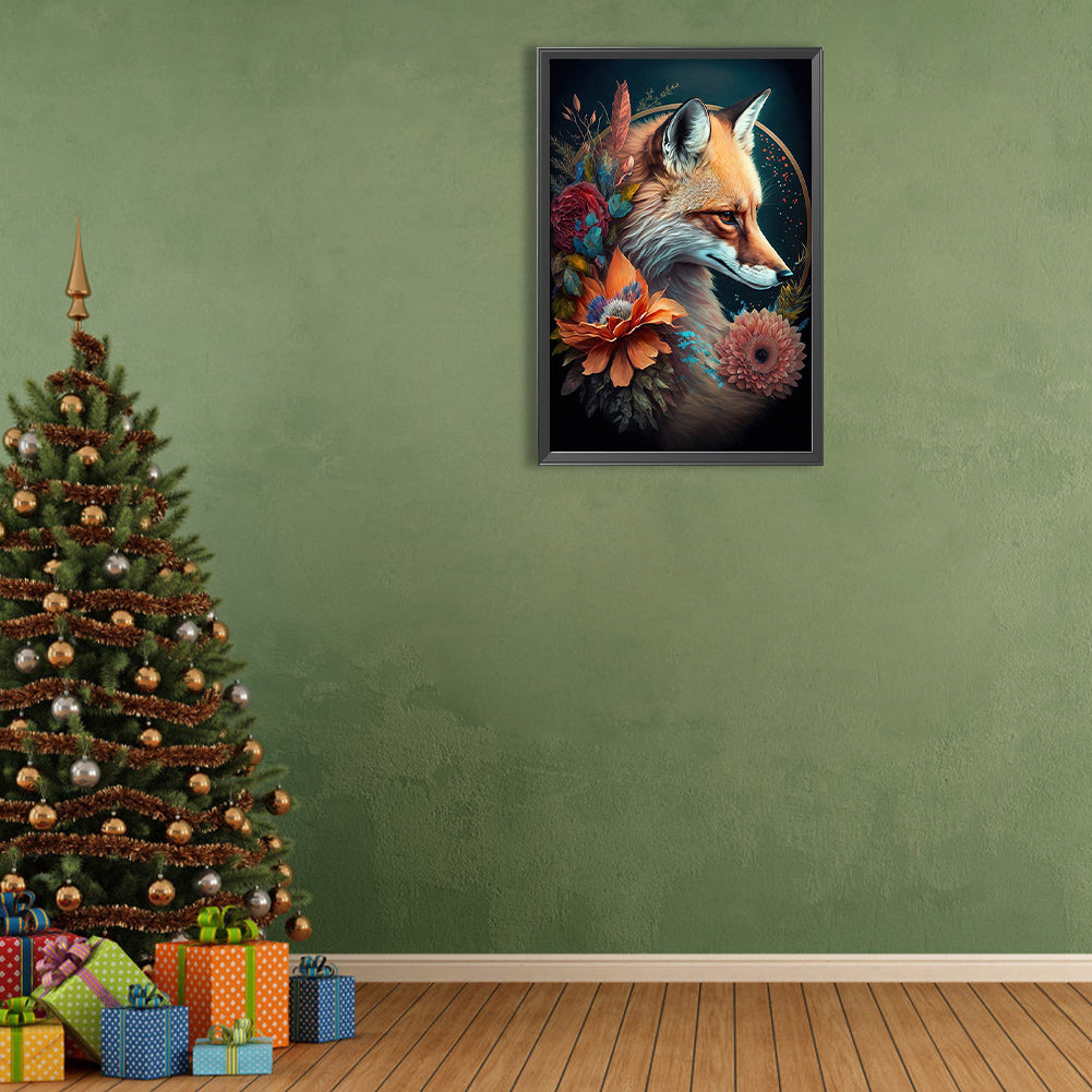 Fox - Full Round Drill Diamond Painting 40*60CM