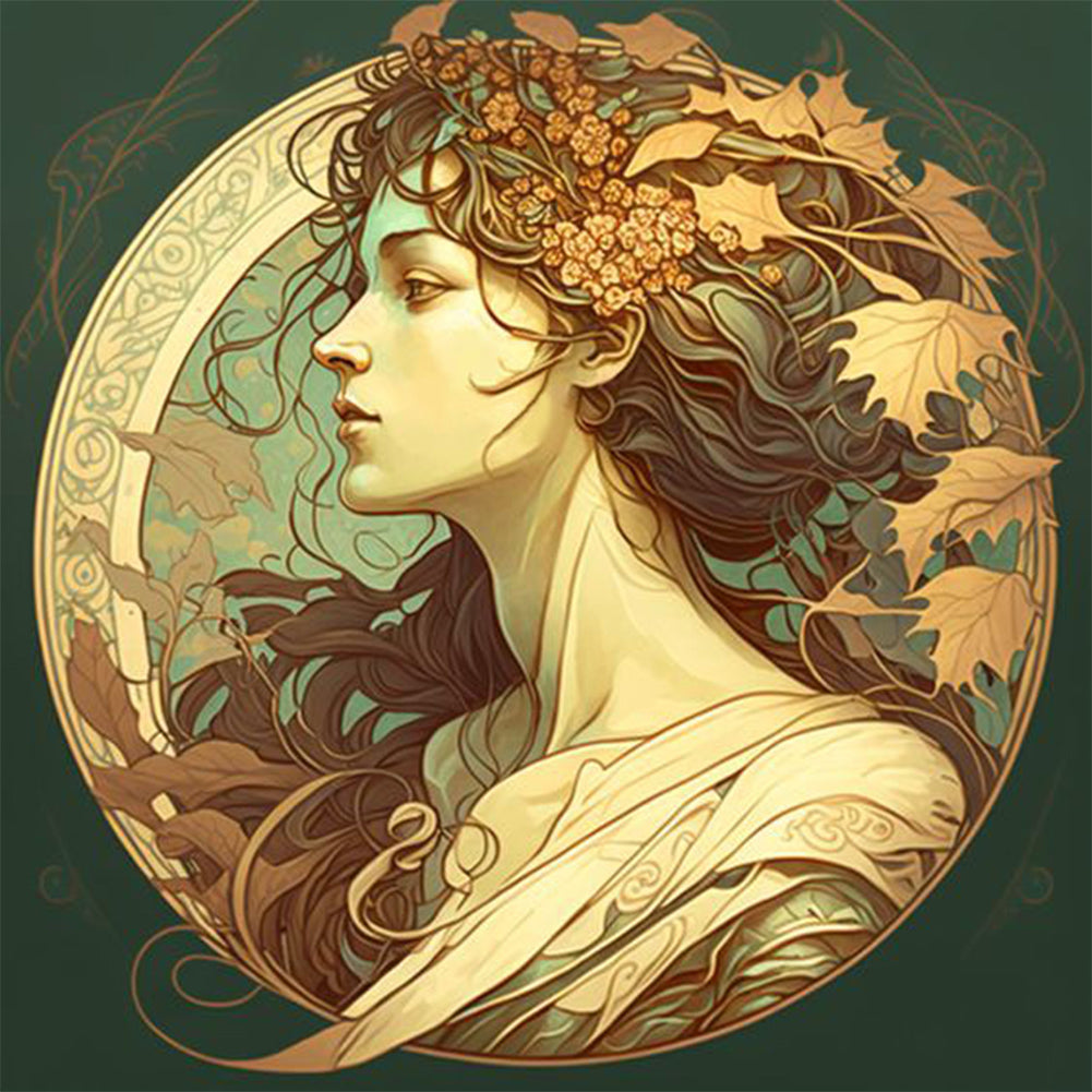 Classical Beauty - Full Round Drill Diamond Painting 30*30CM