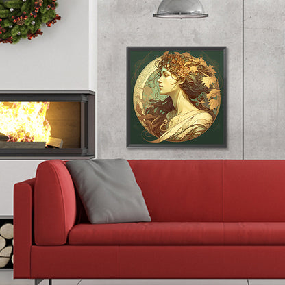 Classical Beauty - Full Round Drill Diamond Painting 30*30CM