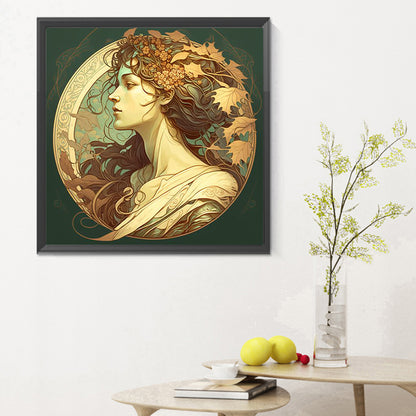 Classical Beauty - Full Round Drill Diamond Painting 30*30CM
