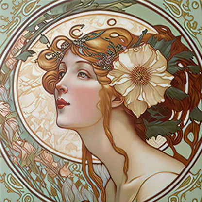 Classical Beauty - Full Round Drill Diamond Painting 30*30CM