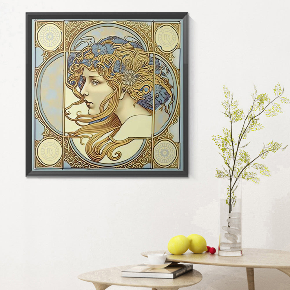 Classical Beauty - Full Round Drill Diamond Painting 30*30CM