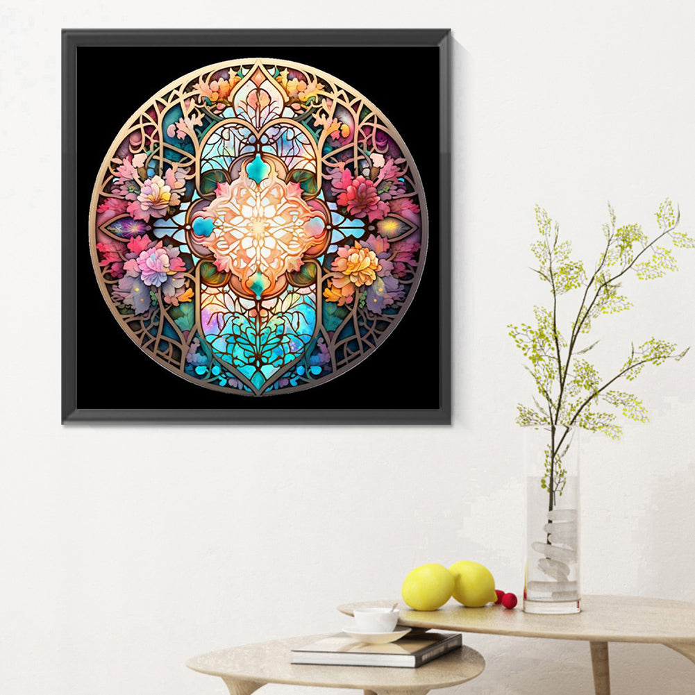 Glass Kaleidoscope - Full Round Drill Diamond Painting 30*30CM