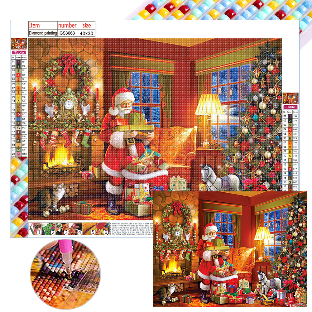 Christmas House - Full Square Drill Diamond Painting 40*30CM