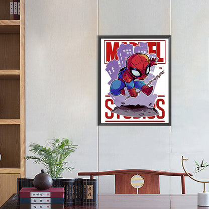 Spiderman - Full Round Drill Diamond Painting 40*50CM