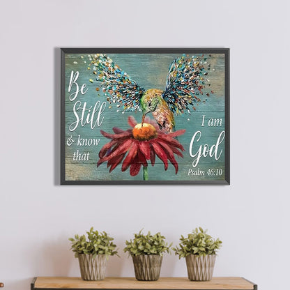 Vintage Wood Board Pictorial Calligraphy And Painting - Full Round Drill Diamond Painting 50*40CM