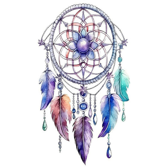 Dreamcatcher - Full Round Drill Diamond Painting 30*60CM