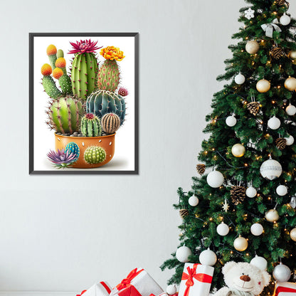 Cactus - Full Round Drill Diamond Painting 30*40CM