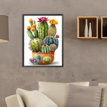 Cactus - Full Round Drill Diamond Painting 30*40CM