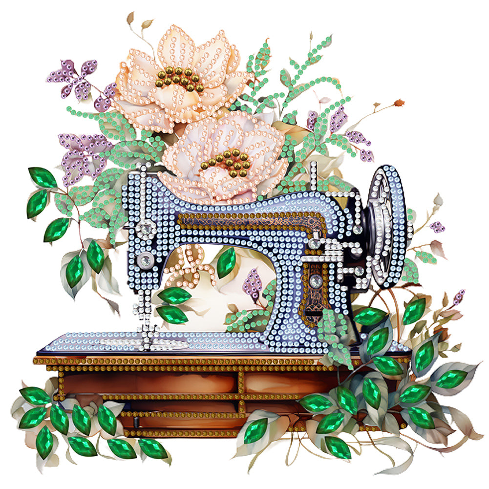 Nostalgic Memories Sewing Machine - Special Shaped Drill Diamond Painting 30*30CM