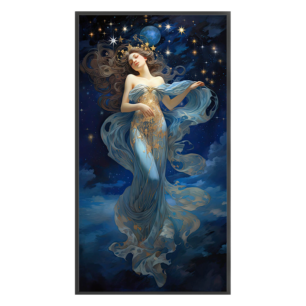 Star Goddess - 11CT Stamped Cross Stitch 50*90CM