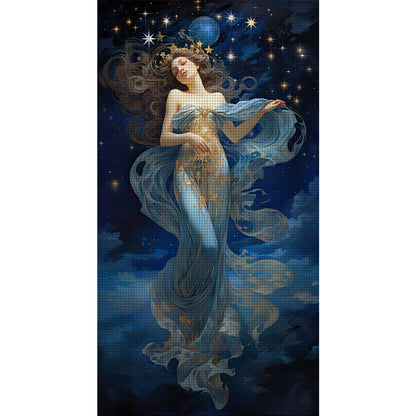 Star Goddess - 11CT Stamped Cross Stitch 50*90CM