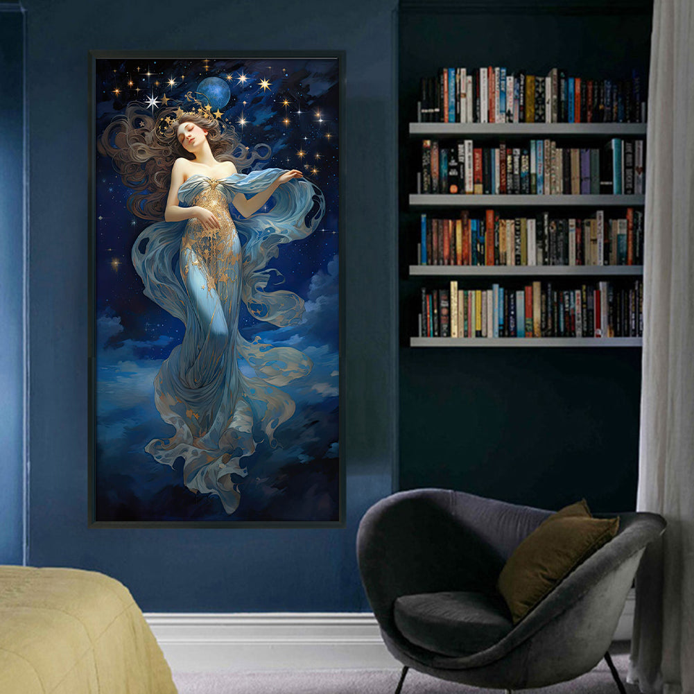 Star Goddess - 11CT Stamped Cross Stitch 50*90CM