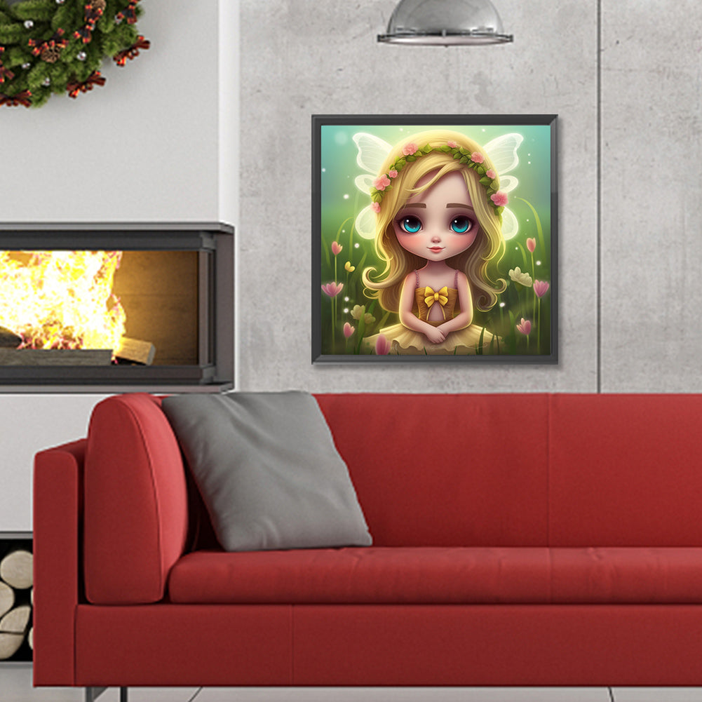 Elf Girl - Full Round Drill Diamond Painting 30*30CM