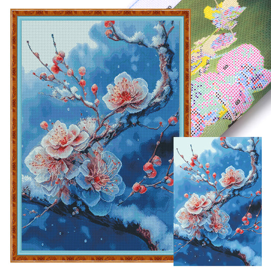 Yuxuehanmei - 11CT Stamped Cross Stitch 68*93CM(Spring)