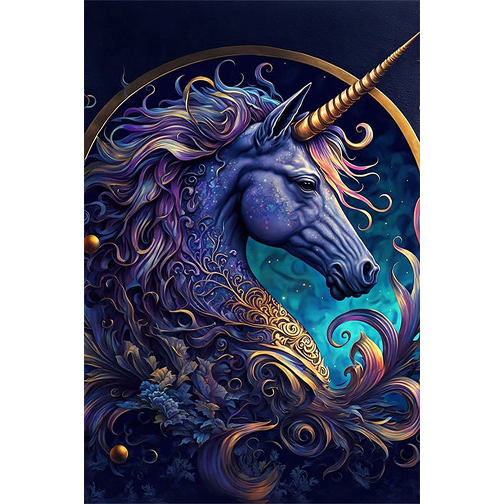 Unicorn - Full Round AB Drill Diamond Painting 40*60CM