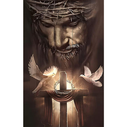 Lord Jesus - Full Round Drill Diamond Painting 45*70CM