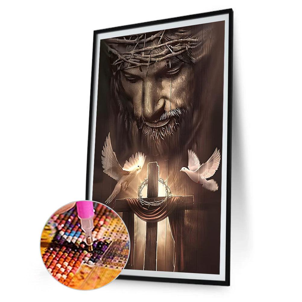 Lord Jesus - Full Round Drill Diamond Painting 45*70CM