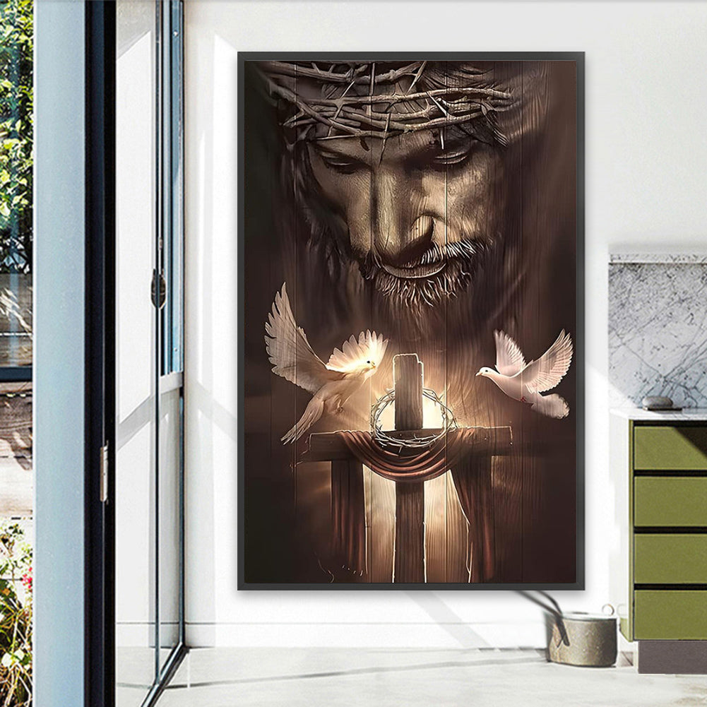 Lord Jesus - Full Round Drill Diamond Painting 45*70CM