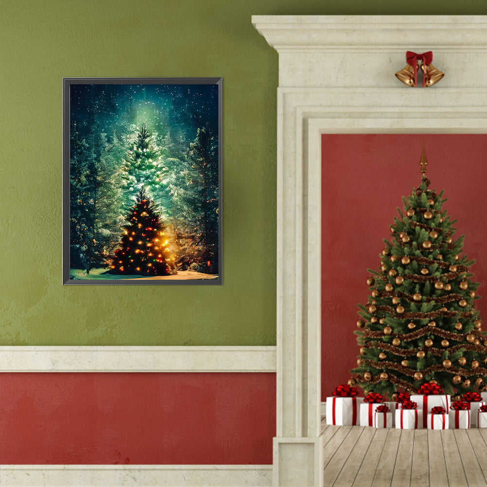 Christmas Tree - Full Round Drill Diamond Painting 40*50CM