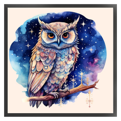 Owl - 11CT Stamped Cross Stitch 50*50CM